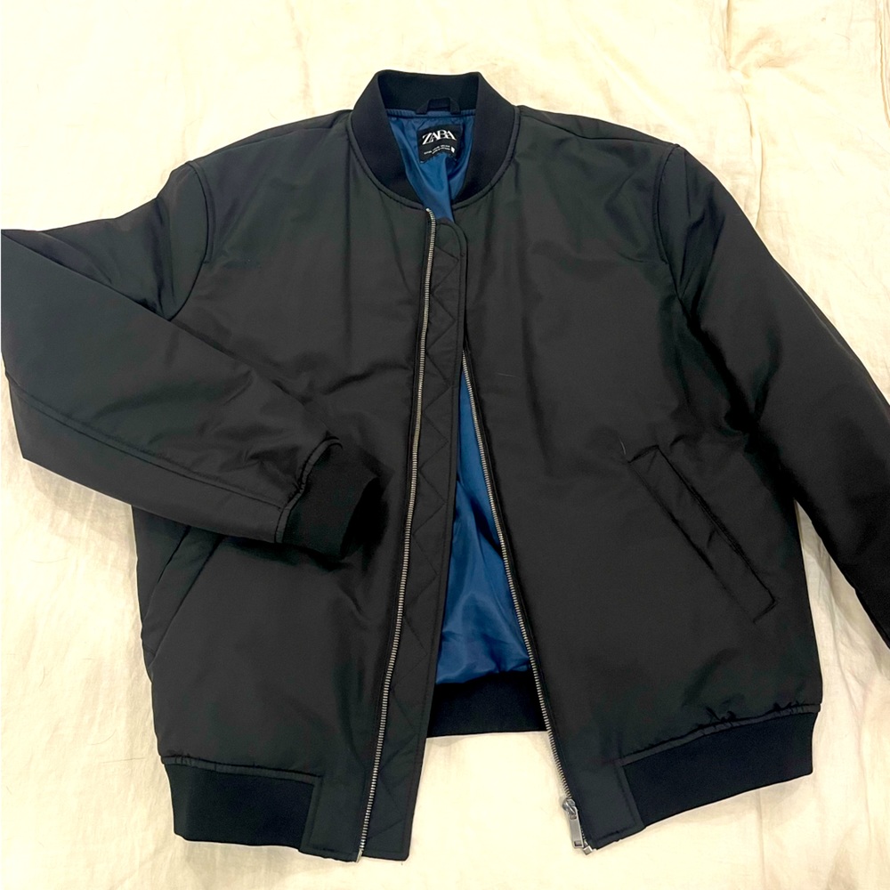 ZARA MENS BOMBER JACKET SIZE LARGE